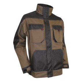 Veste bicolore authentic Résine Taupe et noir - LMA