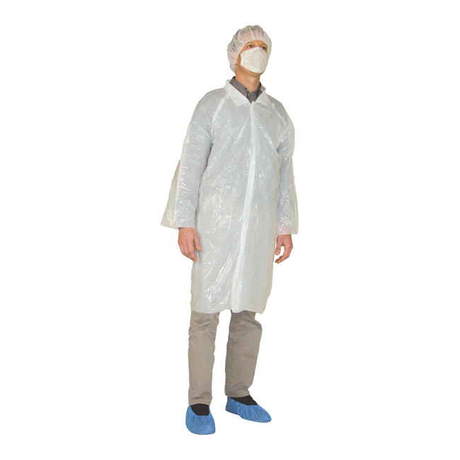 Blouse visiteur polyéth blanc (X10) - COVERGUARD