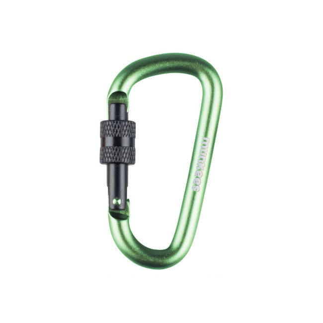 Schraubkarabiner (6 x 60 mm) Grün - Munkees