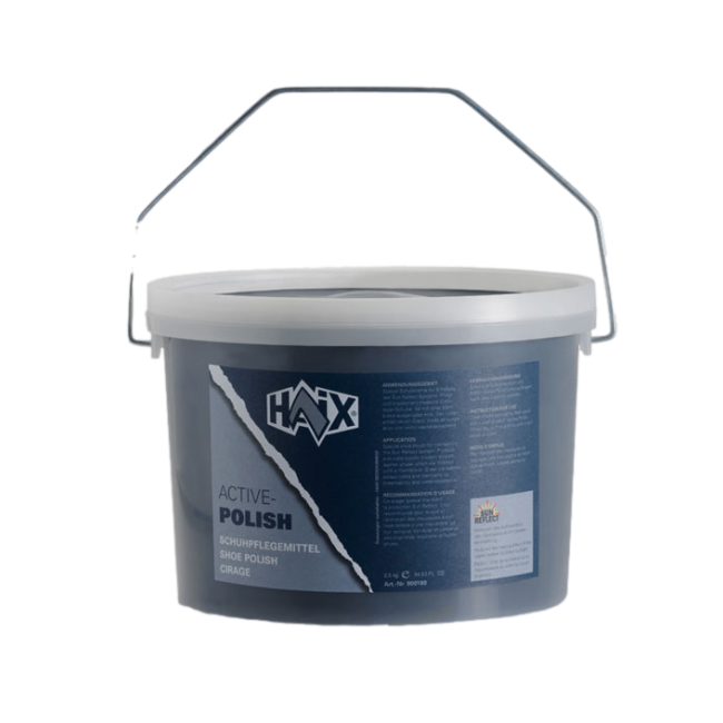 Pot de cirage noir pour chaussures en cuir 2,5 kg - Haix
