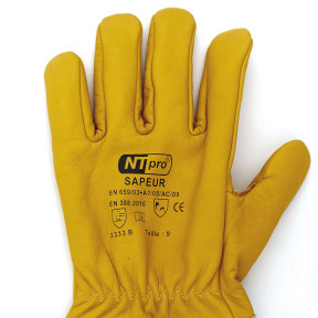 Feuerwehrhandschuhe Rindsleder - Patrol Equipement