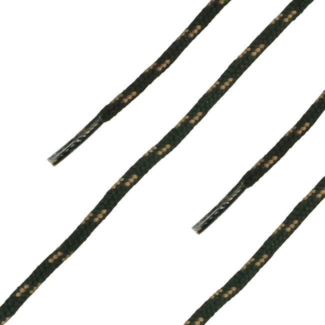 lacets ronds noir-marron noir - haix