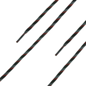 lacets ultra signal red noir - haix