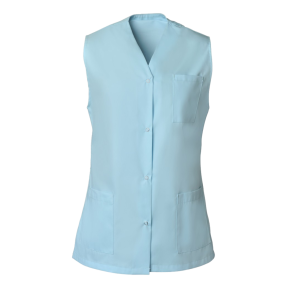 Tunique pressions sans manches Viviane Bleu - SNV