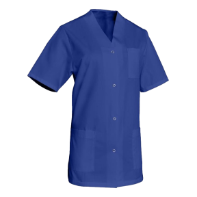 Tuniek met drukknopen korte mouwen Viviane Blauw gitane - SNV