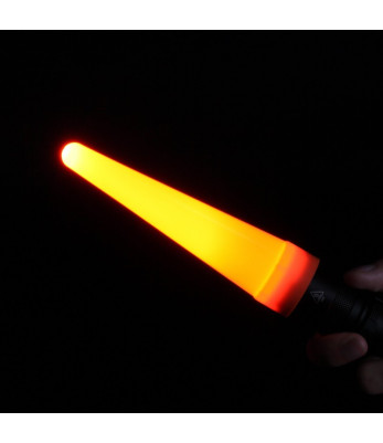 Cône de circulation rouge pour lampes torches 34mm - Nitecore
