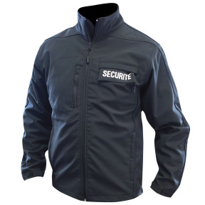 Kurtka Softshell Bezpieczeństwo Czarna - PATROL