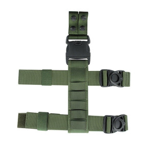 PLAQUE DE CUISSE MINIMALISTE 2 SANGLES Vert