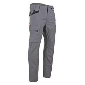 Dehnbare Canvas-Hose Torche Stahlgrau - LMA