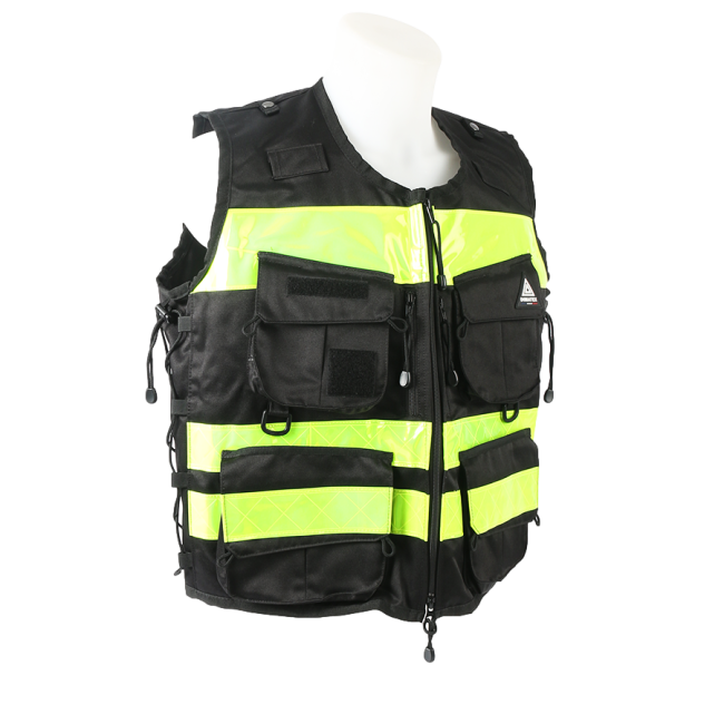 Multi-pocket interventievest STAFF ACCESS zwart - Dimatex