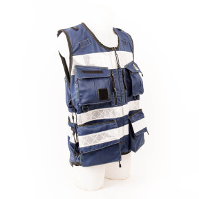 Gilet d'intervention multi-poches STAFF ACCESS bleu nuit - Dimatex