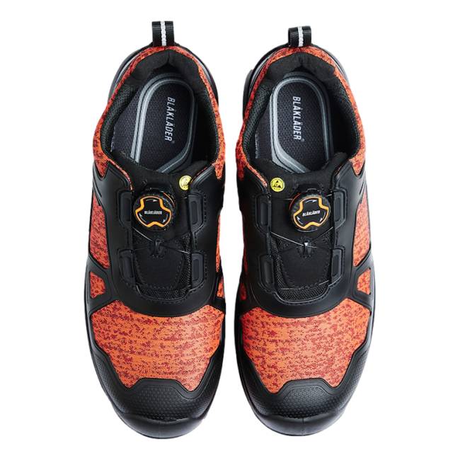 Buty robocze Gecko S3 SRC HRO ESD Pomarańczowe i czarne - Blaklader