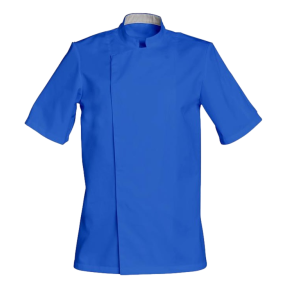 Veste de cuisine manches courtes Cookie Bleu gitane - SNV