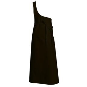 Tablier Boucher en polyester et coton noir - SNV