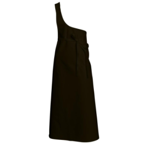 Tablier Boucher en polyester et coton noir - SNV