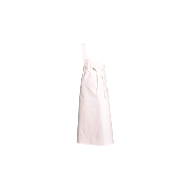 tablier boucher coton blanc - snv