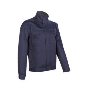 IRAZU Marineblaue Jacke, 60% BW/40% PES, 300g/m² - COVERGUARD