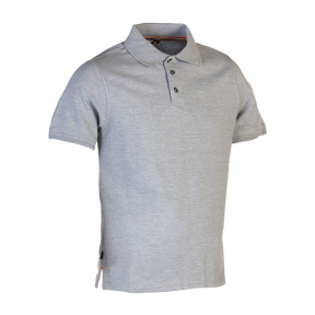 Polo manches courtes Levi Gris chiné - Herock