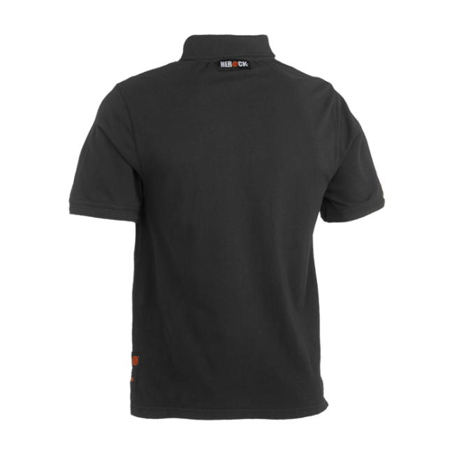 Levi polo manches courtes NOIR - Herock