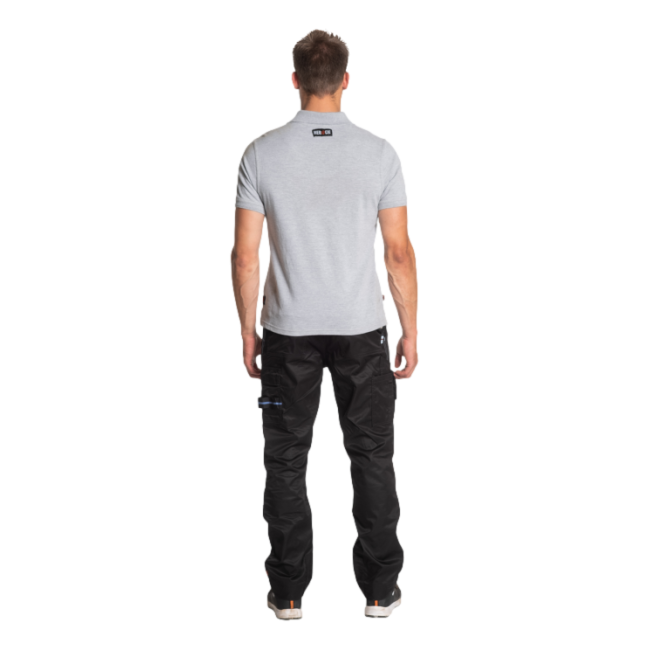 Polo manches courtes Levi Gris chiné - Herock
