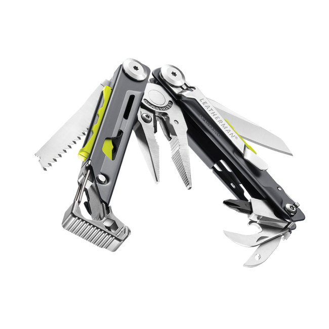 Multifunctionele tang 19 gereedschappen Signal in doos Grijs - Leatherman
