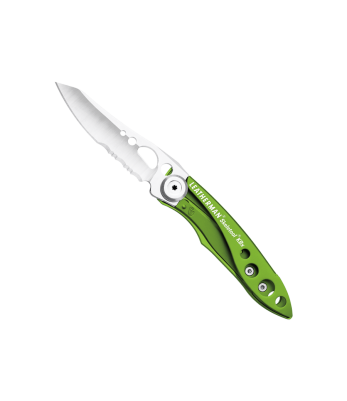Couteau de poche multifonctions Skeletool KBX vert - Leatherman