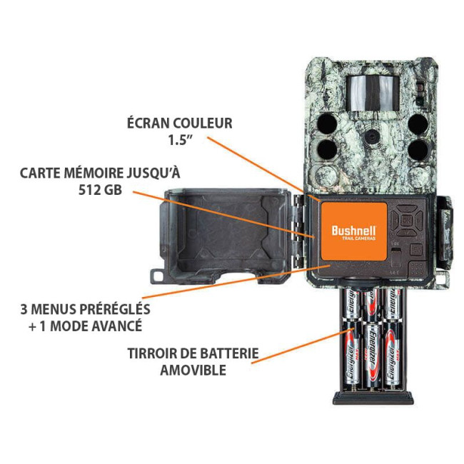 Piège photographique Core 4K no glow 30MP - Bushnell