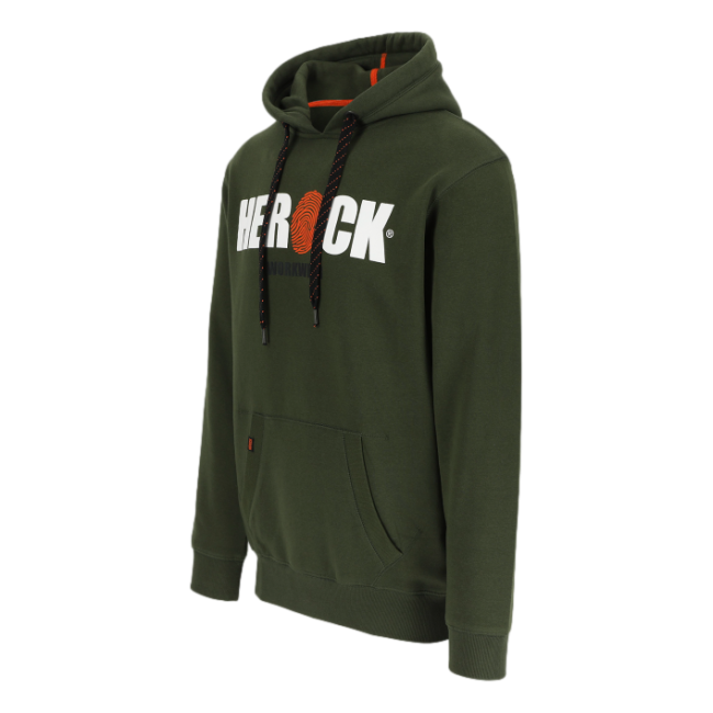 Sweater avec capuchon Hero Kaki foncé et noir - Herock