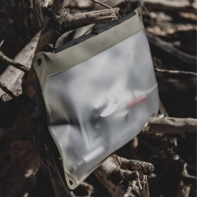 Große transparente Tasche Daka breit olivgrün - Magpul