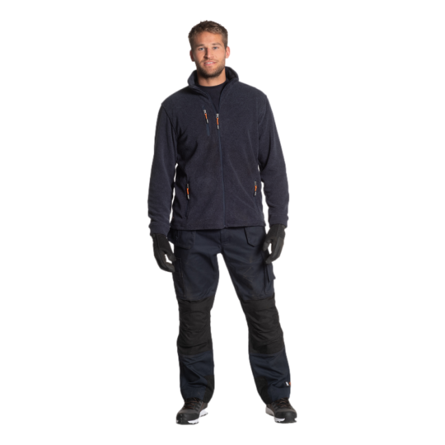 Fleecevest Ilias Marineblauw - Herock