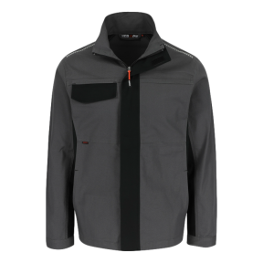 Arbeitsjacke Drago Kohle und Schwarz - Herock
