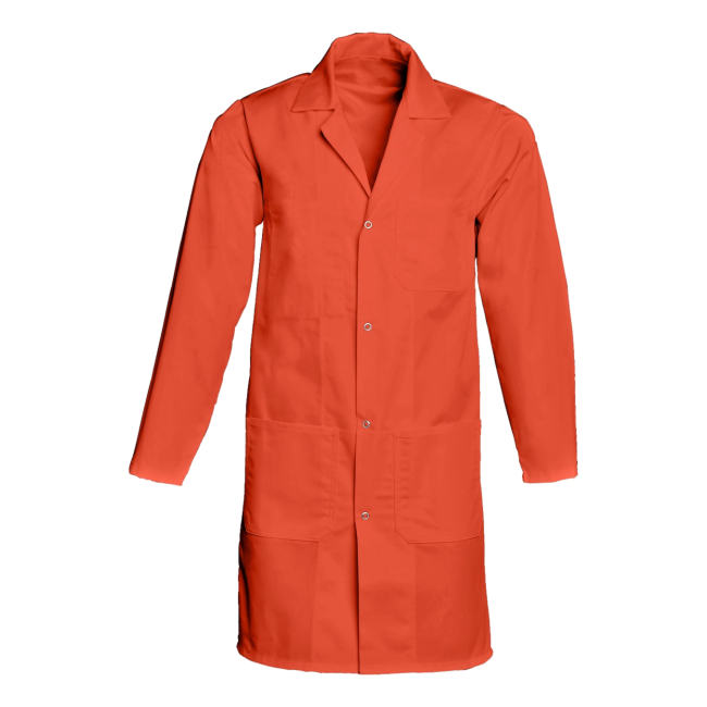 Blouse de travail pression Xavier Orange - SNV