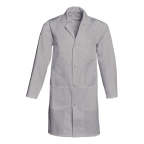 Blouse de travail pression Xavier Gris pâle - SNV