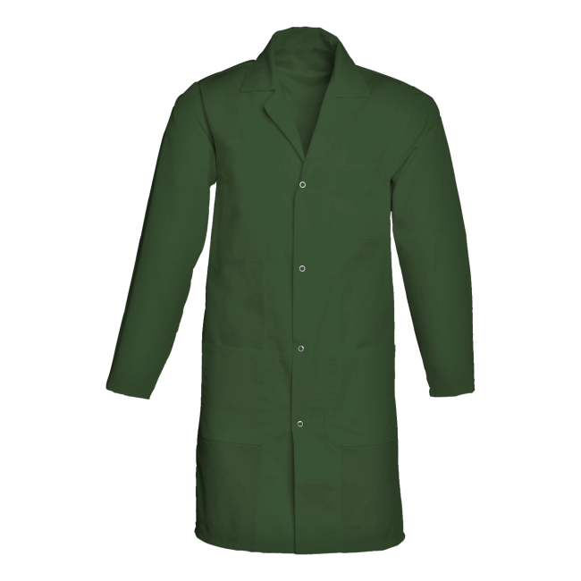 Blouse de travail pression Xavier Vert bouteille - SNV