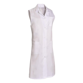 Blouse sans manches polycoton Madona Blanc - SNV