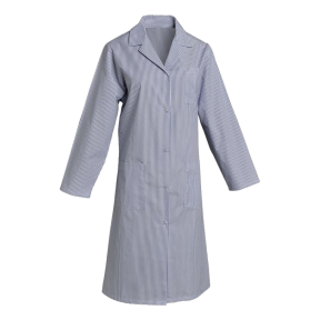 Blouse manches longues polycoton Madona Bleu rayé - SNV