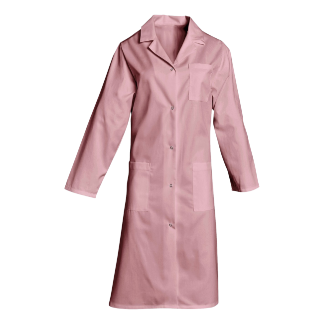 Blouse manches longues polycoton Madona Rose pâle - SNV