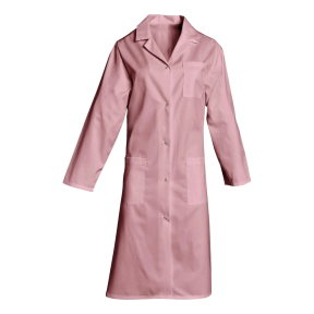 Polyester-Baumwolle-Kittel Madona langarm Hellrosa - SNV