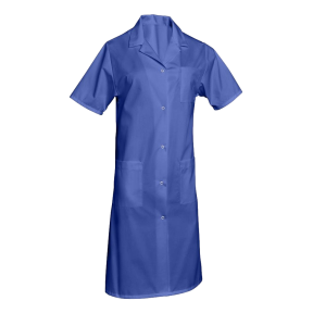 Blouse manches courtes polycoton Madona Bleu roi - SNV