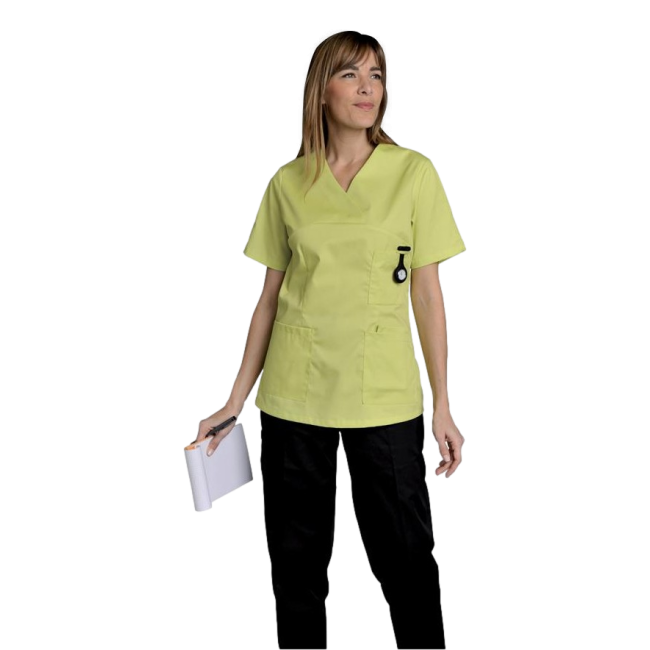 Tunique de travail femme Julia Pistache - SNV