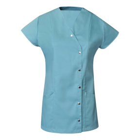 Tunique femme manches courtes Salomé Bleu turquoise - SNV