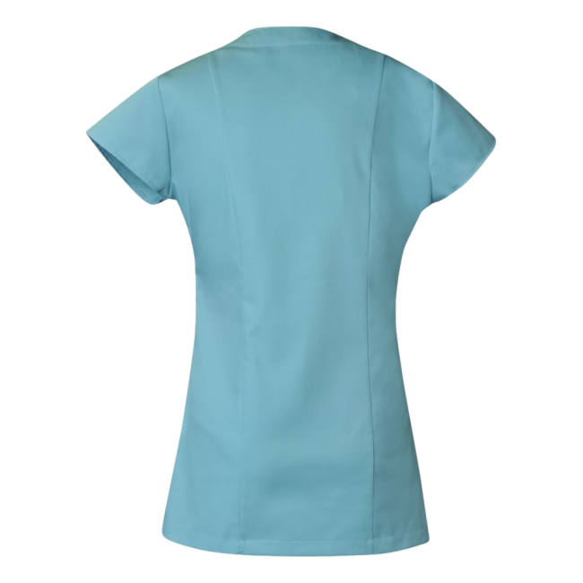 Tunique femme manches courtes Salomé Bleu turquoise - SNV