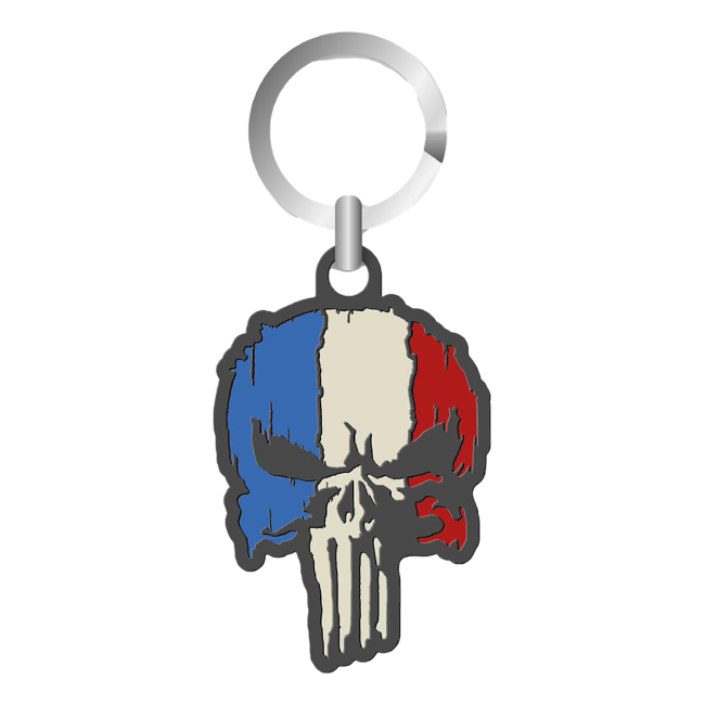 Schlüsselanhänger Punisher Trikolore - Army Design by Summit Outdoor