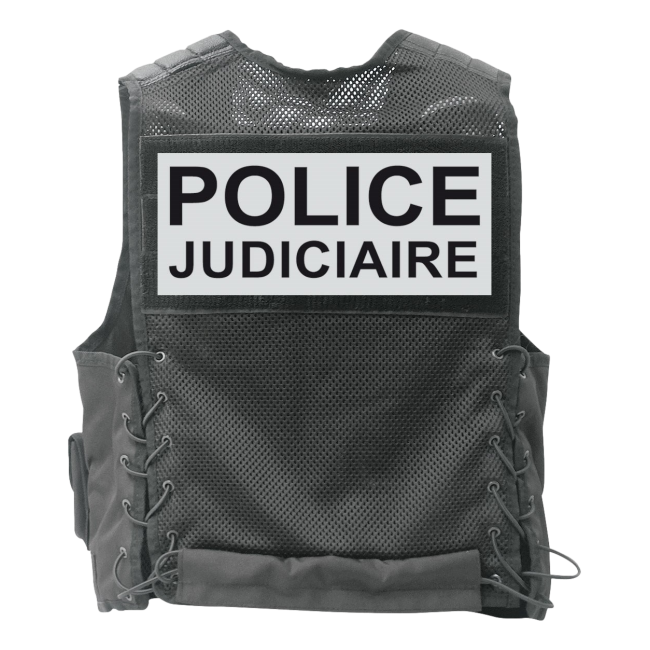 Identifikationsweste für Ordnungskräfte schwarz - Patrol