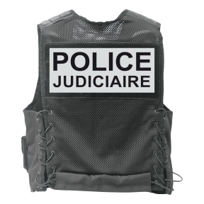 Polizei Identifikationsweste Schwarz - Patrol Equipement