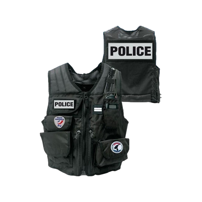 Identifikationsweste für Ordnungskräfte schwarz - Patrol