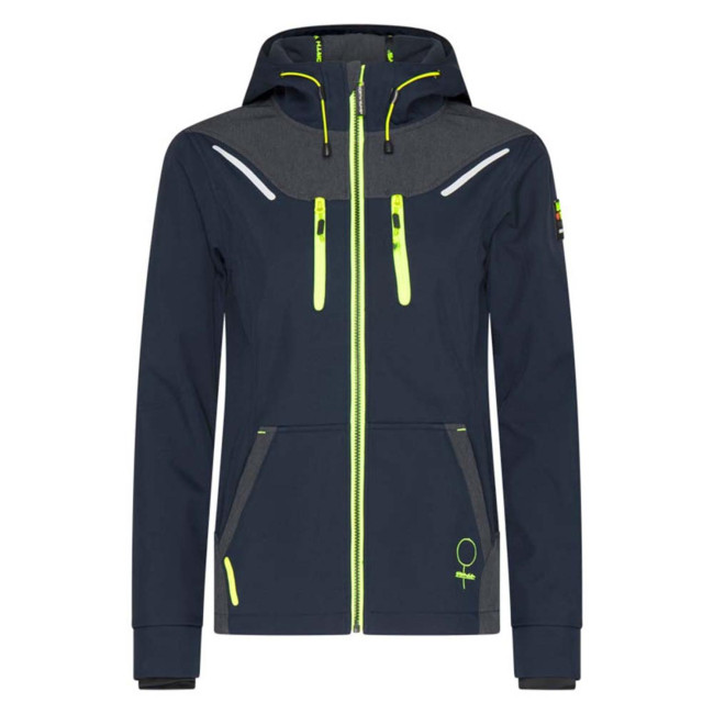 Florence Jacke Marine und Neongelb - North Ways