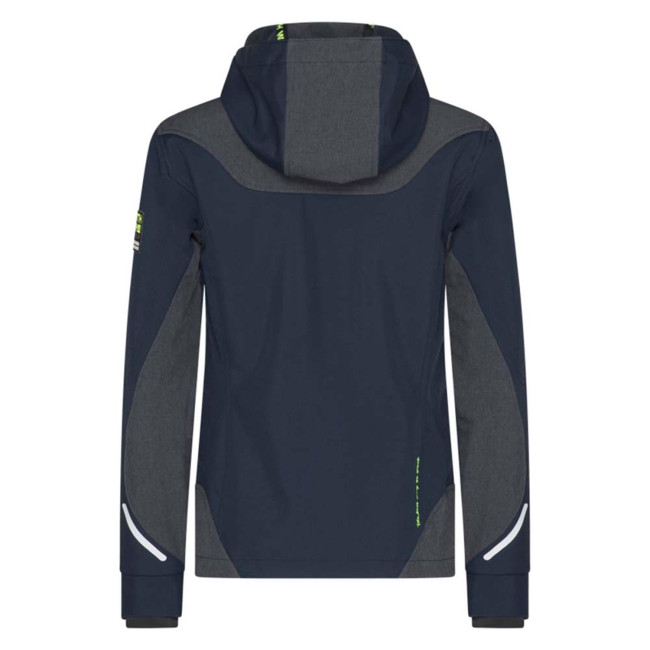 Blouson Florence Marine en fluor geel - North Ways