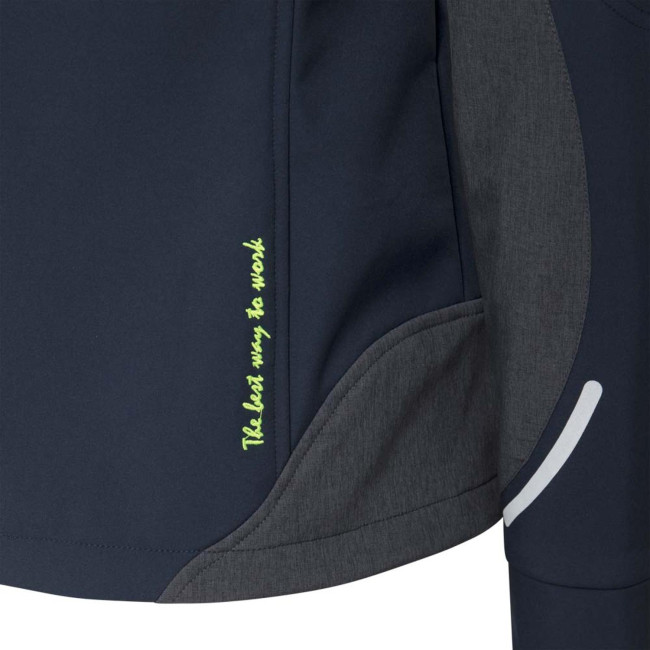 Blouson Florence Marine en fluor geel - North Ways