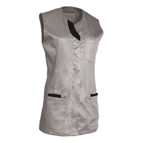 Tunique femme sans manches Lila Gris et noir - SNV